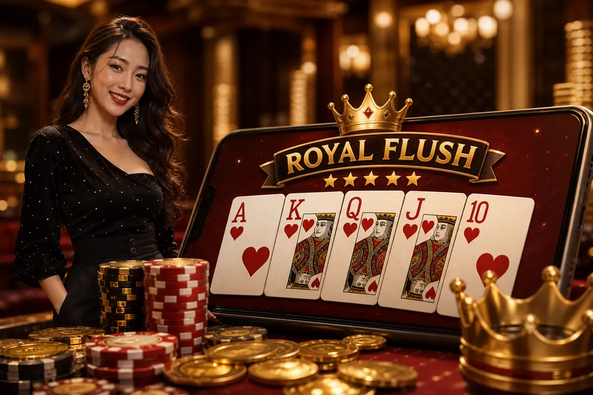 luck555 Casino antaramuka permainan live roulette